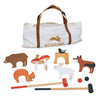 tender leaf toys woodland indoor croquet set