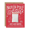 inklings paperie red holiday card & magic snowball