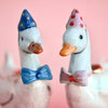 goose cake topper pink