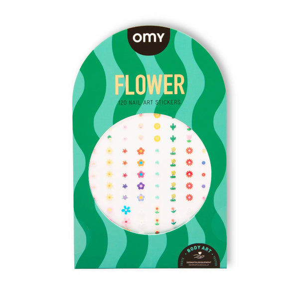 omy nails stickers art flower