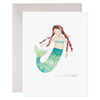 e. frances mermaid birthday card