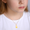 titlee x miffy rabbit necklace yellow