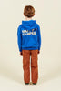 arsene & les pipelettes elyas hoodie electric blue