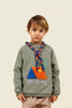 arsene & les pipelettes emilson sweatshirt green