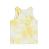 mini rodini x wrangler peace dove tank yellow tie dye back