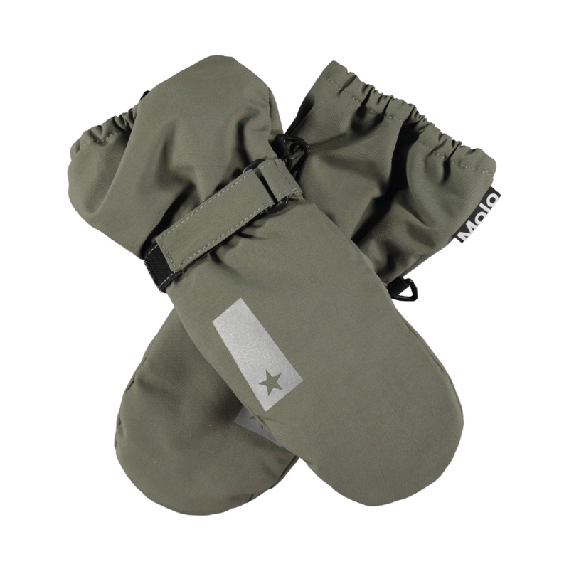 molo igor mittens dusty green