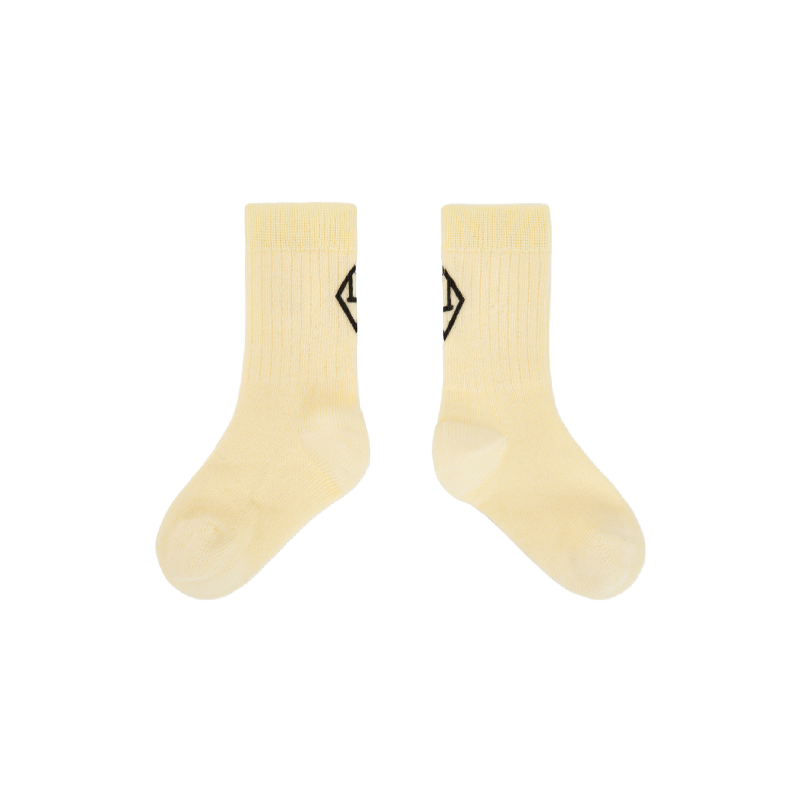 the animals observatory worm baby socks soft yellow