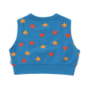 tinycottons hearts stars sleeveless sweatshirt blue