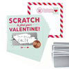 inklings paperie 18 pack scratch-off valentines, kid's valentine's day cards