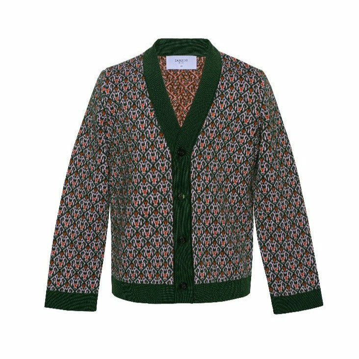 paade mode wool cardigan cannoli green