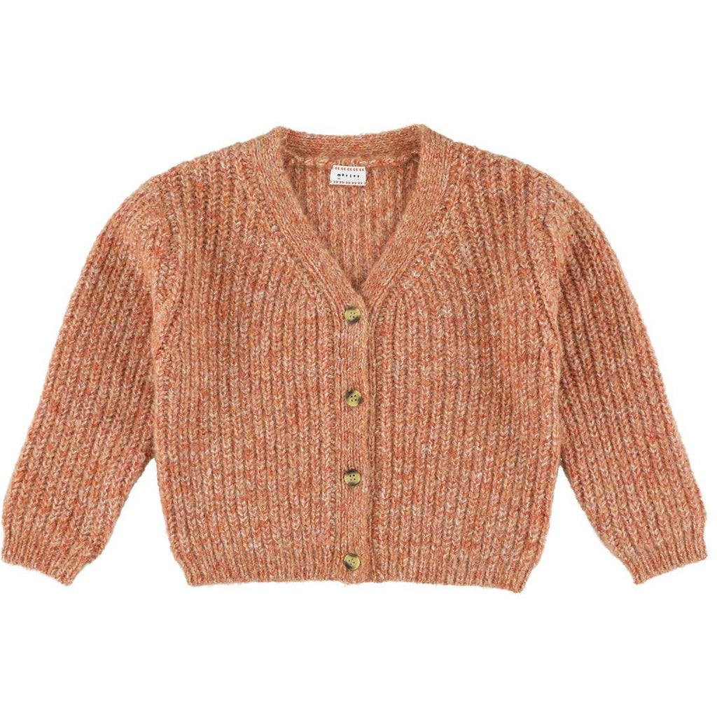 morley kristal cardigan woodsmoke frosty - kodomo boston, fast free shipping, kids cardigans