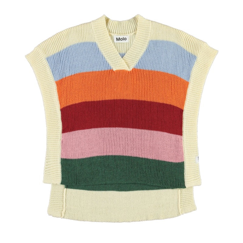 molo gracelyn knit vest rainbow