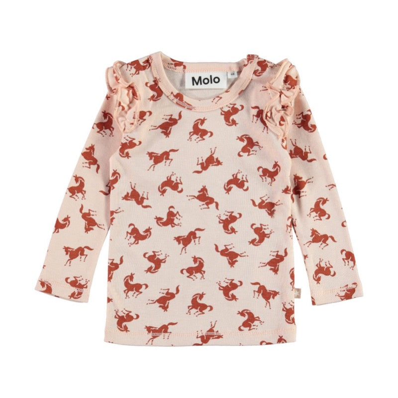 molo emma baby long sleeve shirt mini horse