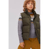 molo heike puffer vest forest