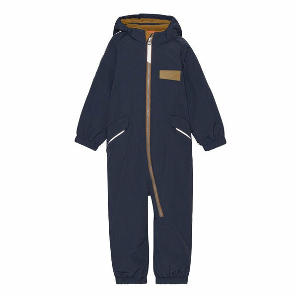 molo hyde baby snowsuit galaxy blue