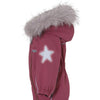 molo pyxis baby snowsuit maroon