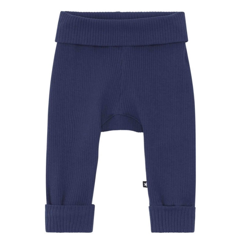 molo san baby leggings naval blue