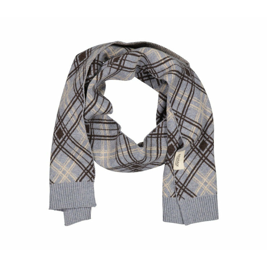 marmar copenhagen ario scarf blue check