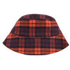 tinycottons check bucket hat navy/red, chidlren hats, plaid flannel print