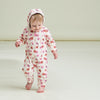 the bonnie mob billy hooded baby onesie hearts