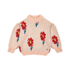 bobo choses flowers jacquard jumper