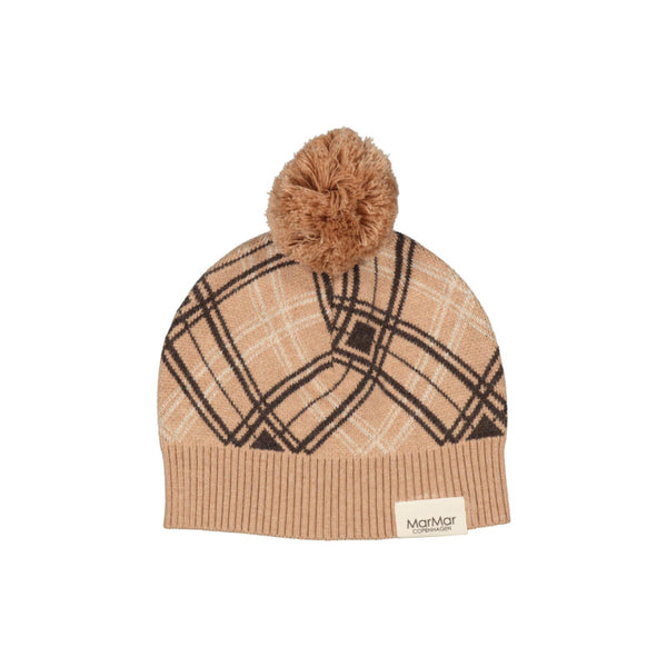 marmar copenhagen alex hat rose brown check