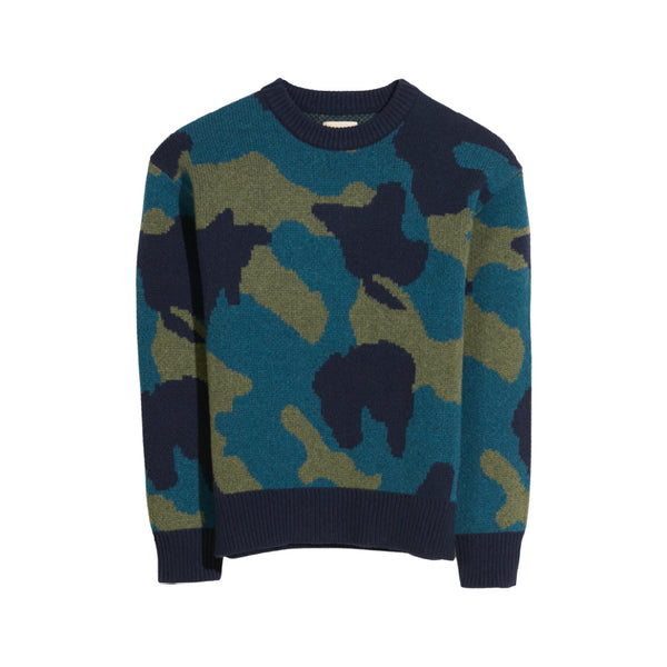 bellerose gimfo sweater camo