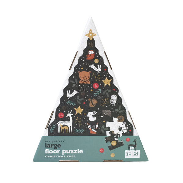 wee gallery christmas tree floor puzzle