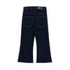 tinycottons denim flared pant light