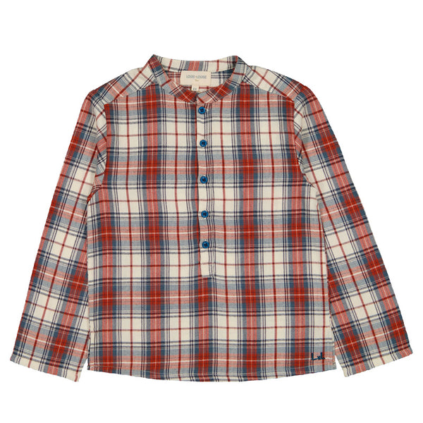 louis louise grandpere shirt tartan