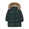 tinycottons sky padded jacket ink blue/honey