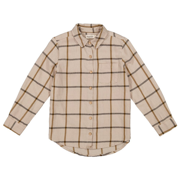 marmar copenhagen tommy long sleeve top llama check