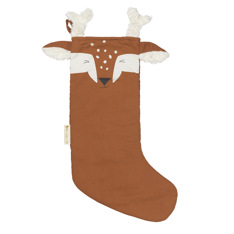 fabelab christmas deer stocking cinnamon