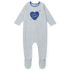 bonton baby pajama grey