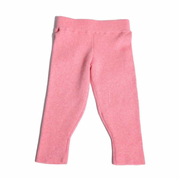 tia cibani slim fit ribbed baby leggings gumball, baby's knit bottoms