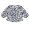 bonton hearts liberty baby blouse blue