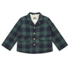 bonton check blazer green