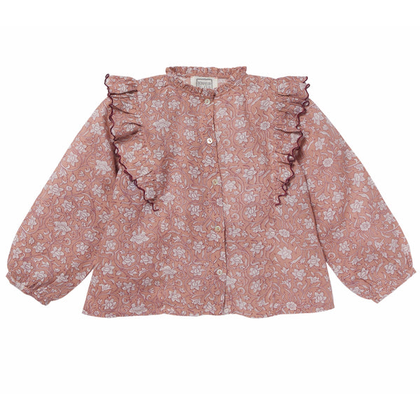 bonheur du jour mahal blouse pink - kodomo boston free shipping