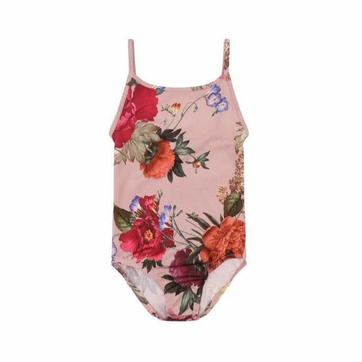 christina rohde floral swimsuit pale rose – kodomo