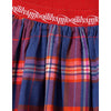 oilily sunday skirt treasured check blue, girls plaid print skirts