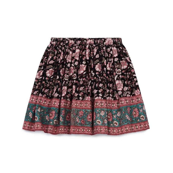 bonton flower print skirt, free shipping kodomo boston