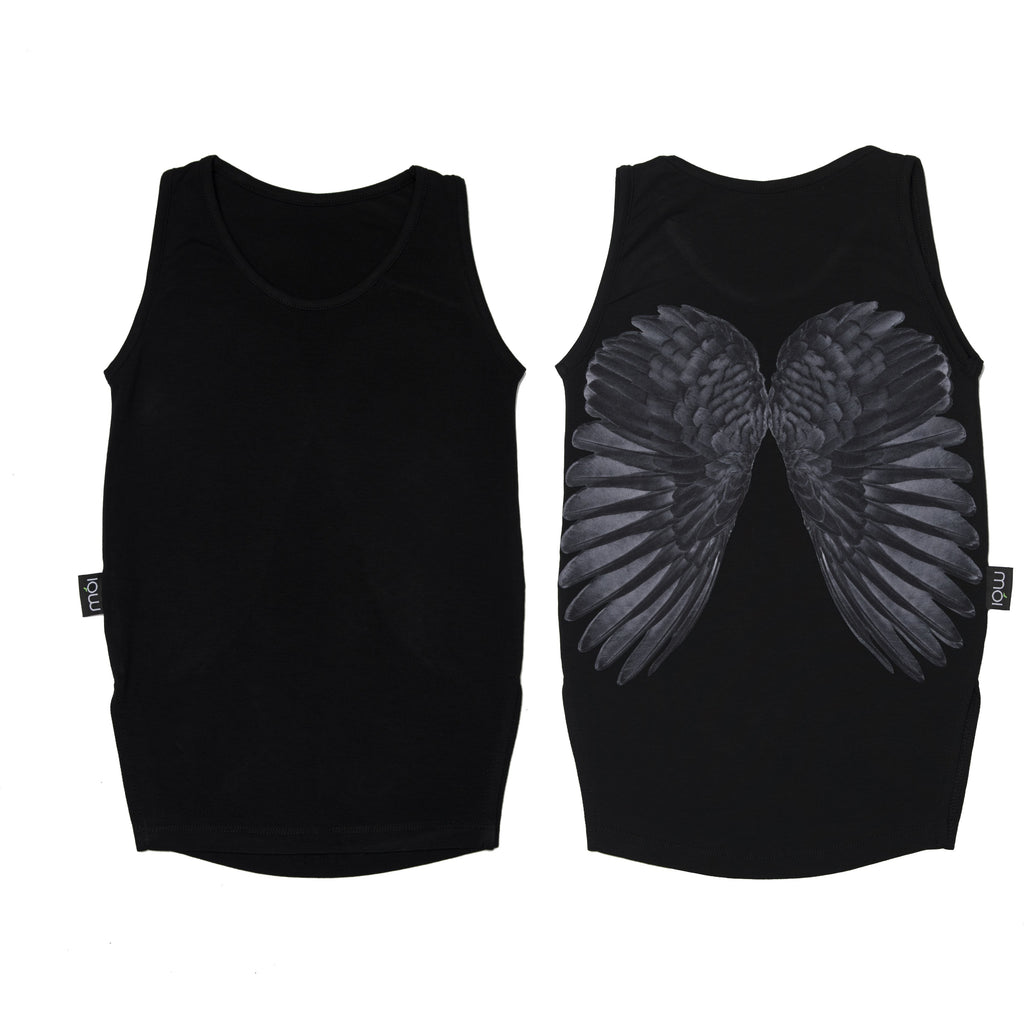 moi long tank black wings - kodomo