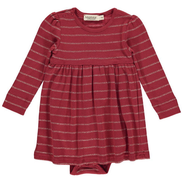 marmar ramona baby dress red gold - kodomo boston. free shipping.